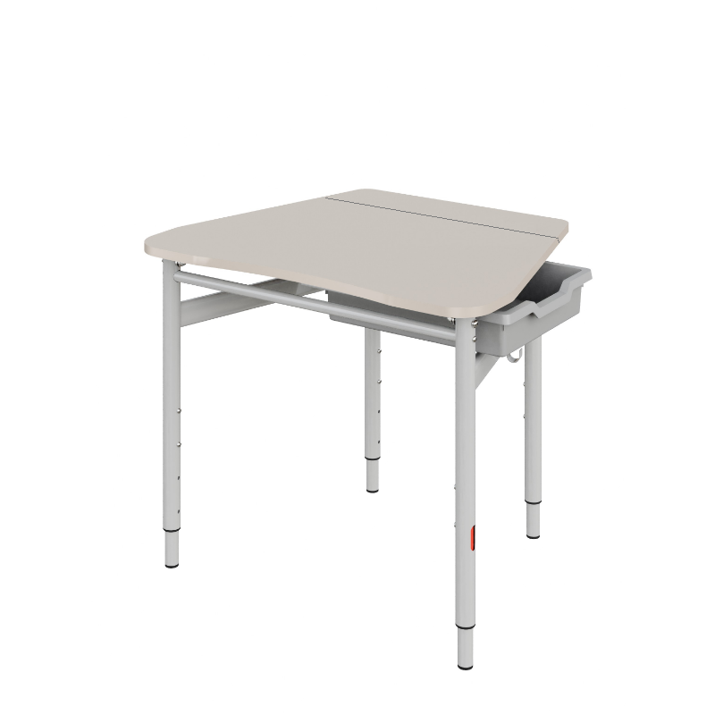 Стіл учнівський одномісний трапеція з регулюванням кута нахилу стільниці стільниці з лотком 4-7 МЕБЛІ ТЕХНОСТИЛЬ